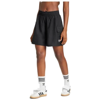 Adidas Originals ESS C SHORTS-BLACK dámské kraťasy