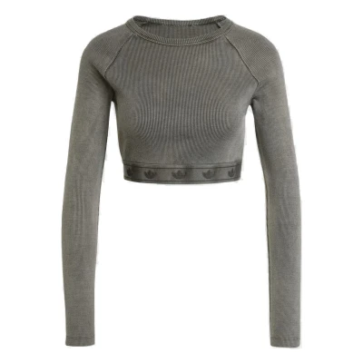 Adidas Originals RIB LS TOP-JD0014-Black dámské tričko