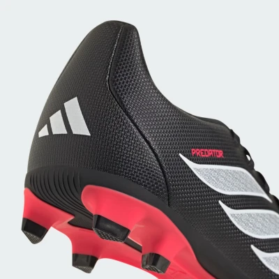 Adidas Predator Club Jr FG/MG core black/cloud white/lucid red chlapecké fotbalové kopačky