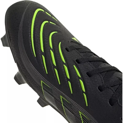 Adidas Predator Club M FG/MG core black/carbon/lucid lemon pánské outdoorové fotbalové kopačky