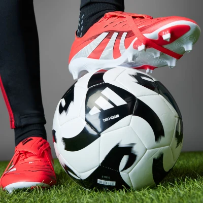 Adidas Predator League M FG/MG lucid red/cloud white/core black pánské outdoorové fotbalové kopačky