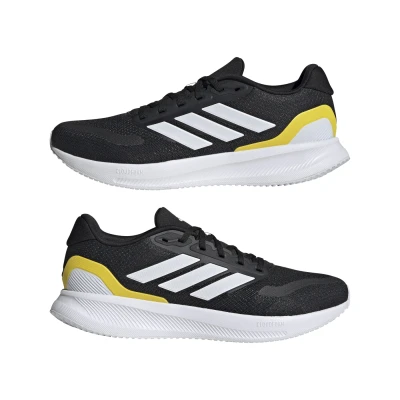 Adidas Runfalcon 5 M core black/cloud white/yellow pánská sportovní obuv