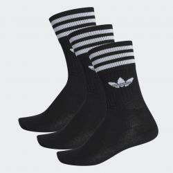Adidas Solid CREW SOCK S21490 Ponožky 3 KS PO