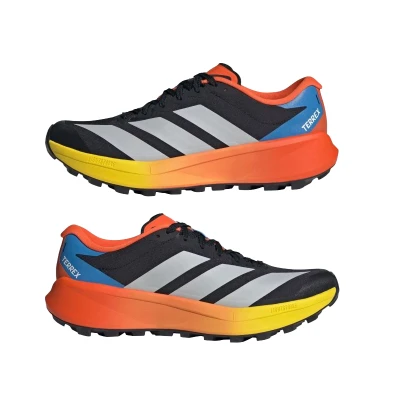 Adidas Terrex Agravic 4 M core black/grey two/semi impact orange pánská běžecká trailová obuv