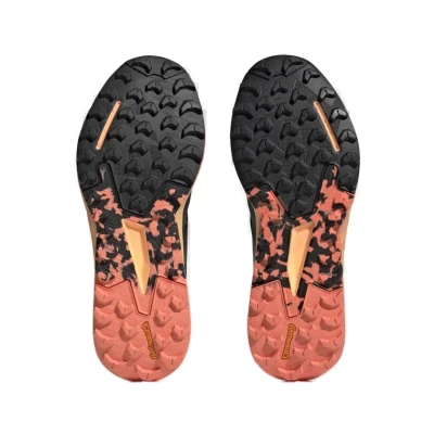 Adidas Terrex Agravic Flow 2.0 GTX core black/core black/coral dámská běžecká trailová obuv POUZE Velikost 40 (VÝPRODEJ)