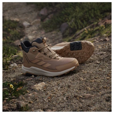 Adidas Terrex Anylander ClimaWarm+ M cardboard/cardboard/core black pánské kotníkové zimní boty