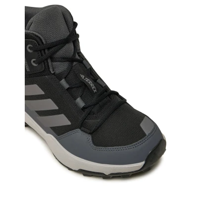 Adidas Terrex AX4R Jr core black/grey four/grey six juniorská kotníková turistická obuv