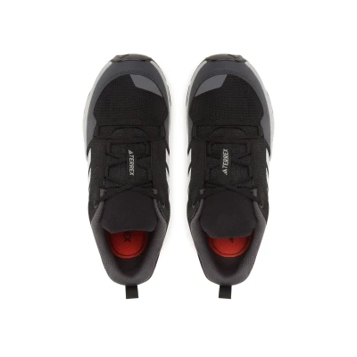 Adidas Terrex AX4S Jr core black/grey two/grey six juniorská nízká turistická obuv