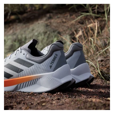 Adidas Terrex Soulstride Flow M dash grey/carbon/semi impact orange pánská běžecká trailová obuv