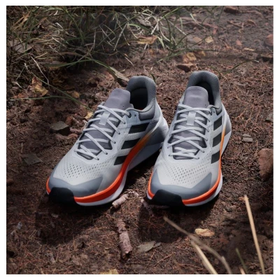 Adidas Terrex Soulstride Flow M dash grey/carbon/semi impact orange pánská běžecká trailová obuv