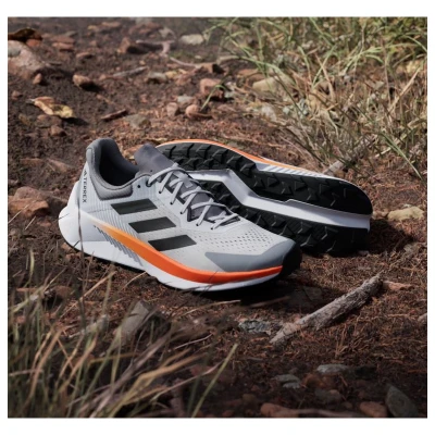 Adidas Terrex Soulstride Flow M dash grey/carbon/semi impact orange pánská běžecká trailová obuv
