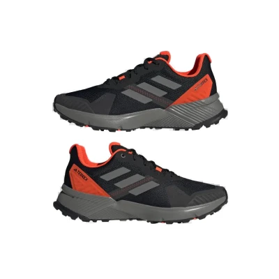 Adidas Terrex Soulstride M core black/grey four/solar red pánská běžecká trailová obuv