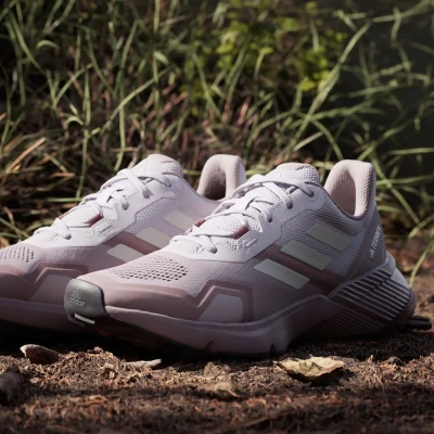 Adidas Terrex Soulstride W preloved fig/grey one/burgundy dámská běžecká trailová obuv POUZE Velikost 39 1/3 (VÝPRODEJ)