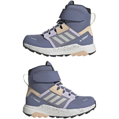 Adidas Terrex Trailmaker High Cold.Rdy orbvio/wonwhi/halblu juniorská vysoká turistická obuv