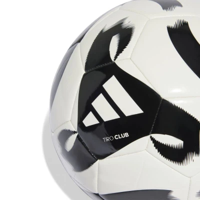 Adidas TIRO CLB WHITE/BLACK fotbalový míč