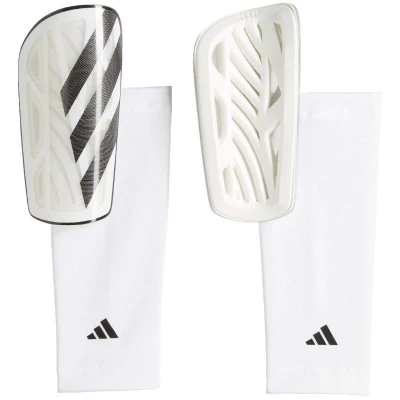 Adidas TIRO SG LGE WHITE/BLACK/SILVMT fotbalové chrániče