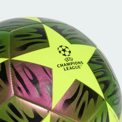 Adidas UCL CLB F BLACK/SYELLO fotbalový míč