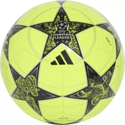 Adidas UCL CLB SYELLO/BLACK/SILVMT fotbalový míč