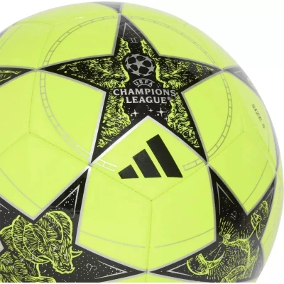 Adidas UCL CLB SYELLO/BLACK/SILVMT fotbalový míč