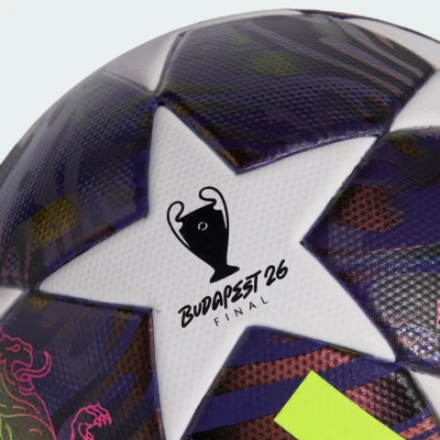 Adidas UCL LGE J290 F DPURPL/WHITE/SYELLO fotbalový míč