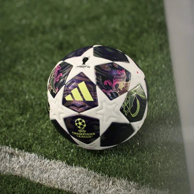 Adidas UCL PRO F DPURPL/WHITE/SYELLO fotbalový míč