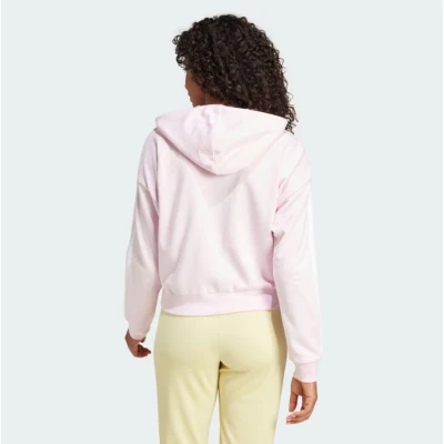 Adidas W 3S FT FZ HD CLPINK/WHITE dámská mikina