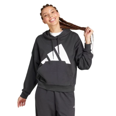Adidas W BL FT HD BLACK/WHITE dámská mikina
