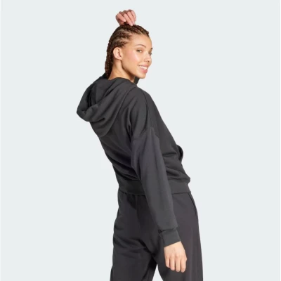 Adidas W BL FT HD BLACK/WHITE dámská mikina