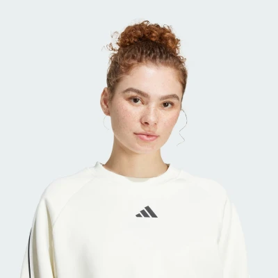 Adidas W STADIUM SWT OWHITE/BLACK dámská mikina