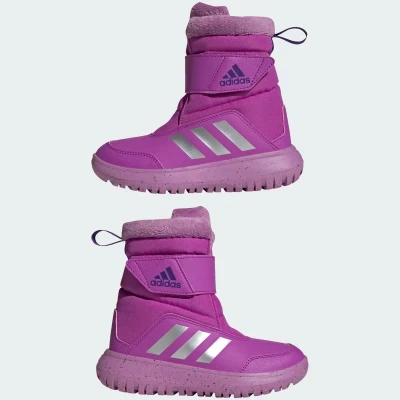 Adidas Winterplay purple burst/silver metalic/preloved purple dívčí zimní boty