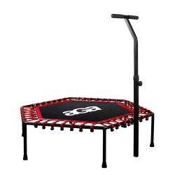 Aga FITNESS Trampolína 130 cm Červená + madlo