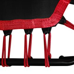 Aga FITNESS Trampolína 130 cm Červená + madlo