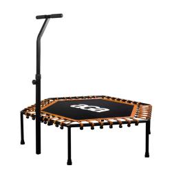 Aga FITNESS Trampolína 130 cm Oranžová + madlo (VÝPRODEJ)