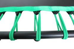 Aga FITNESS Trampolína 130 cm Zelená + madlo