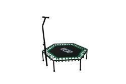 Aga FITNESS Trampolína 130 cm Zelená + madlo (VÝPRODEJ)