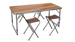 Aga MR4100 Kempingový skládací set Hnědý (VÝPRODEJ)