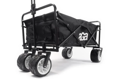 Aga Skládací přepravní vozík MR4611-Černý