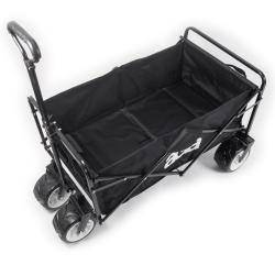 Aga Skládací přepravní vozík MR4611-Černý