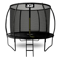 Aga SPORT EXCLUSIVE Trampolína 250 cm Černá + ochranná síť + žebřík Aga SPORT EXCLUSIVE Trampolína 250 cm Černá + ochranná síť + žebřík