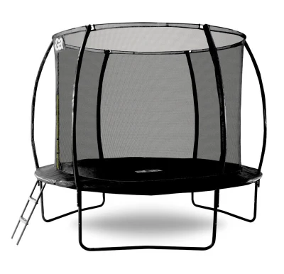 Aga SPORT EXCLUSIVE Trampolína 250 cm Černá + ochranná síť + žebřík