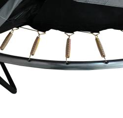 Aga SPORT EXCLUSIVE Trampolína 250 cm Šedá + ochranná síť + žebřík