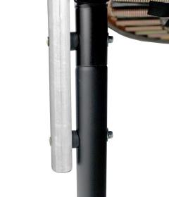 Aga SPORT EXCLUSIVE Trampolína 250 cm Šedá + ochranná síť + žebřík