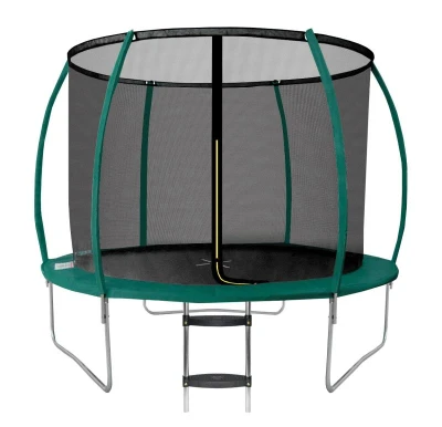 Aga SPORT EXCLUSIVE Trampolína 250 cm Tmavě zelená + ochranná síť + žebřík Aga SPORT EXCLUSIVE Trampolína 250 cm Tmavě zelená + ochranná síť + žebřík