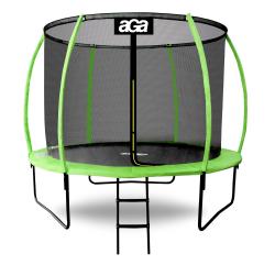 Aga SPORT EXCLUSIVE Trampolína 305 cm Světle zelená + ochranná síť + žebřík Aga SPORT EXCLUSIVE Trampolína 305 cm Světle zelená + ochranná síť + žebřík