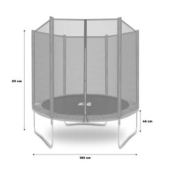 Aga SPORT TOP Trampolína 180 cm světle zelená + ochranná síť