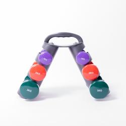 Aga Stojan s aerobic činkami 12kg