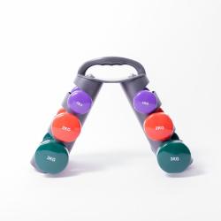 Aga Stojan s aerobic činkami 12kg (VÝPRODEJ)