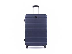 Aga Travel MR4650 L modrý cestovní kufr - prasklý Aga Travel MR4650 L modrý cestovní kufr - prasklý