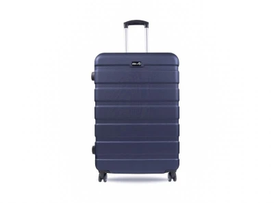 Aga Travel MR4650 L modrý cestovní kufr - prasklý