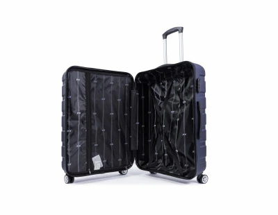 Aga Travel MR4650 L modrý cestovní kufr - prasklý